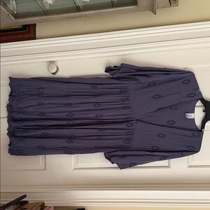 Elegant Purple Duster